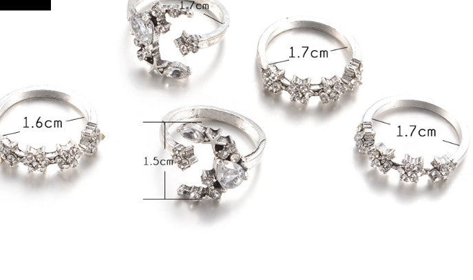 Shining Star Tassel Rings