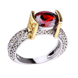 PAVE RUBY RING