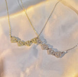 Magnetic Folding Leaf Clover Necklace
