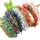 Crystal Stenem Beads Bracelet