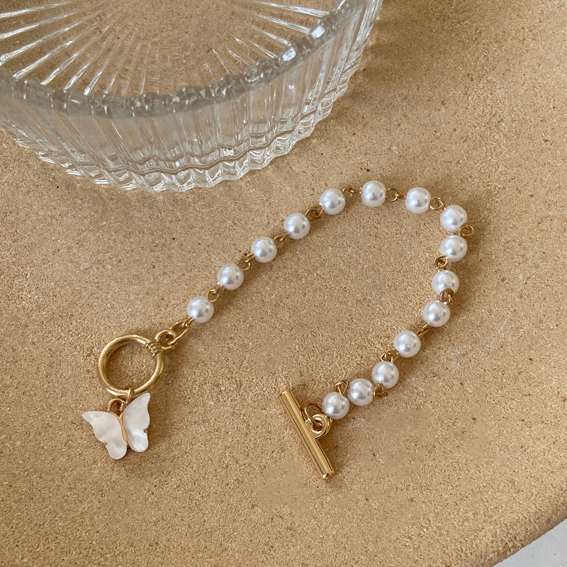 Pearl Butterfly Bracelets